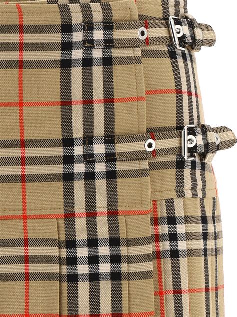 burberry kilt|burberry pleated check wool.